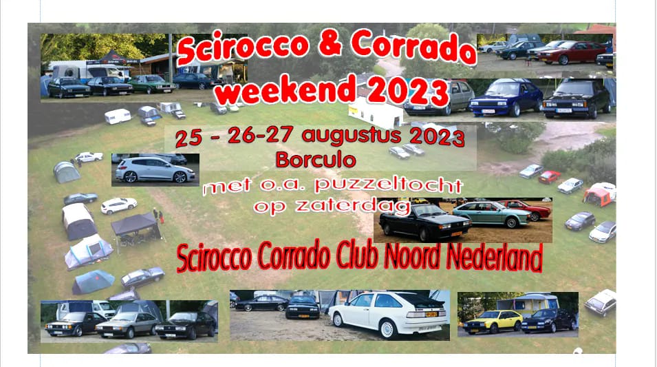 scirocco corrado club noord nederland meeting 2023